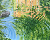 oil painting - Rippling Reflections